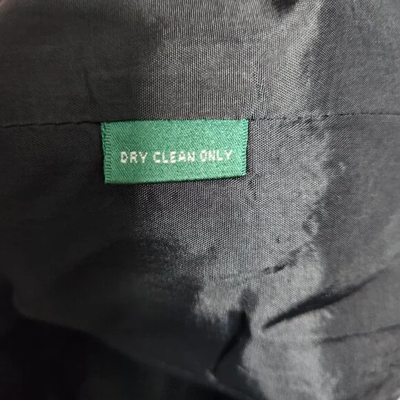 Lauren Ralph Lauren Women's Chocolate Brown Pin Stripe Vest Size Large - Picture 5 of 7